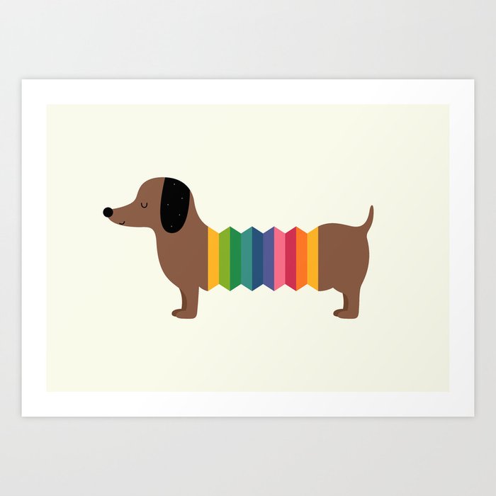 Discover the motif RAINBOW DOOOOOG by Andy Westface as a print at TOPPOSTER