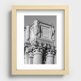 Roman Greco Pillar Recessed Framed Print
