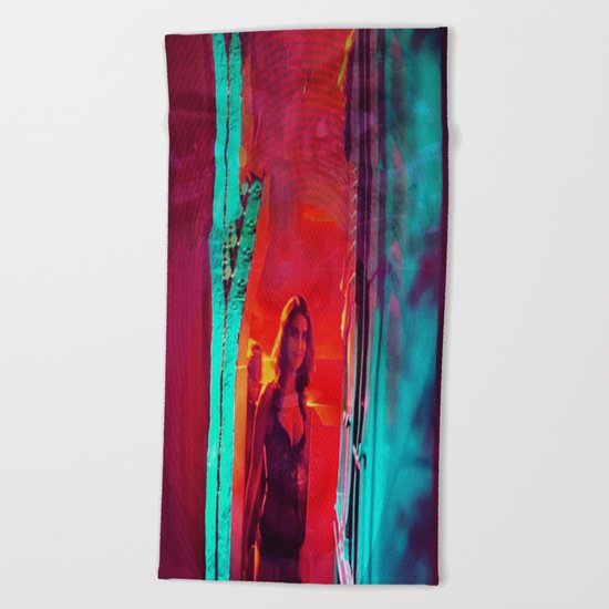 Colorblind Doorways Beach Towel