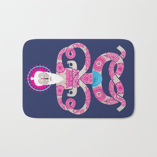 Unwind your mind Bath Mat