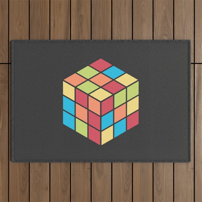 #68 Rubix Cube Outdoor Rug