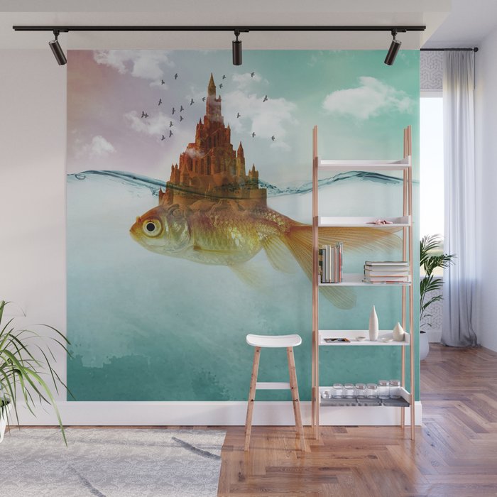 Goldfish Castle Wall Mural