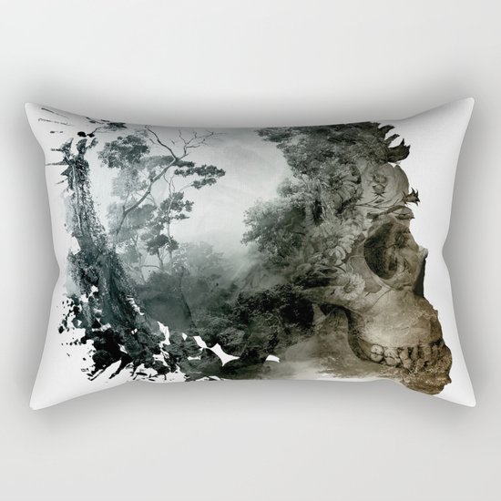 Skull - Metamorphosis Rectangular Pillow