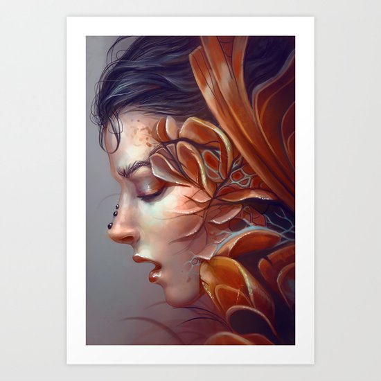 Curious Art Print