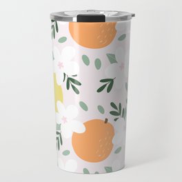 Lemons and Orange Blossoms Travel Mug