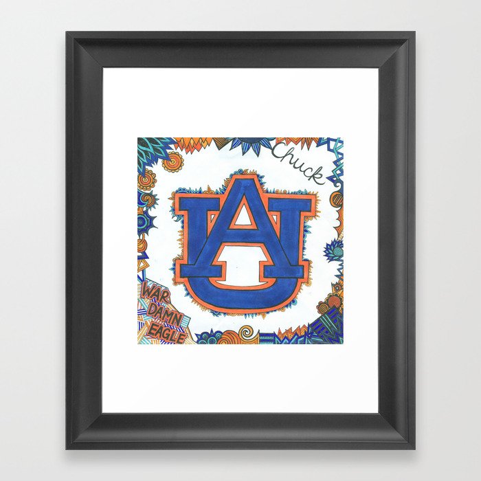 Auburn for Chuck Framed Art Print