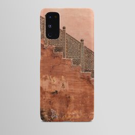 Terracotta wall in Rajasthan, India, travel Photography  Android Case