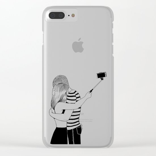 Do I love you or Do I just love me in love Clear iPhone Case