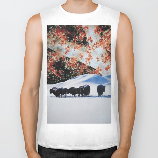 Buffalo Roam Biker Tank