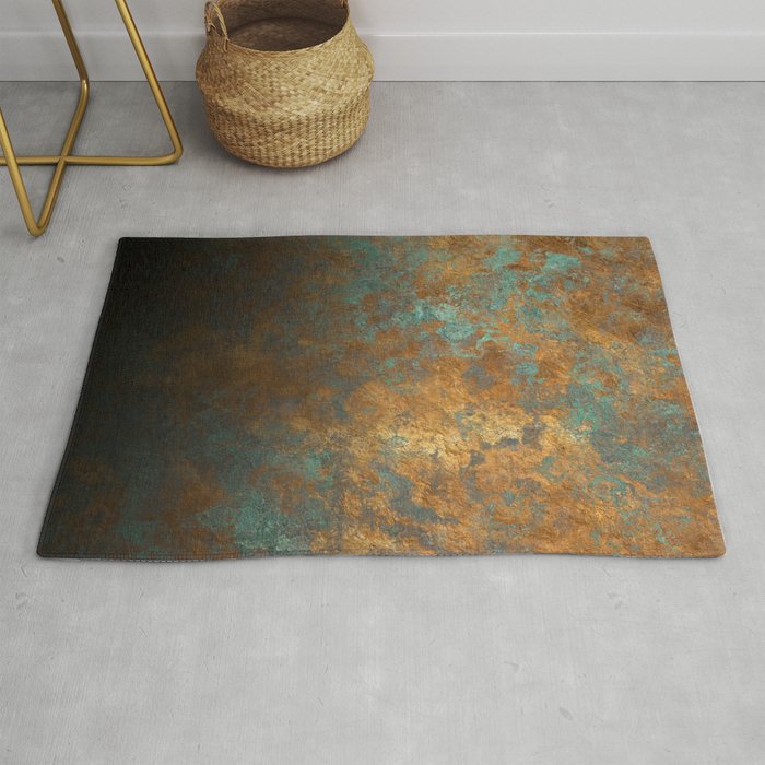 Oxidyzed copper Rug