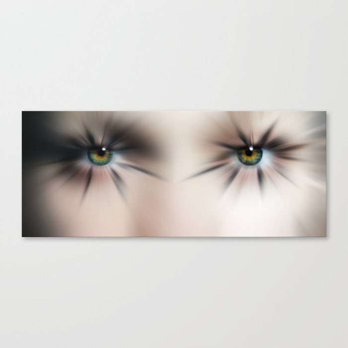 Bating her Lashes  Canvas Print