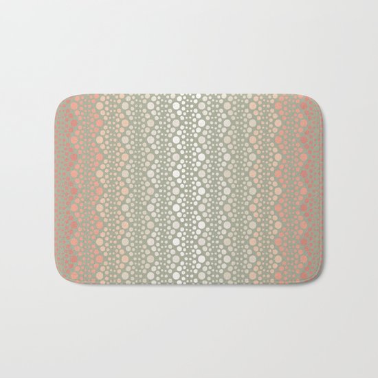 Retro Dotted Pattern 06 Bath Mat