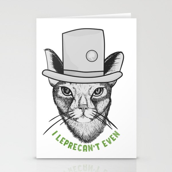 I Leprecan't Even Stationery Cards