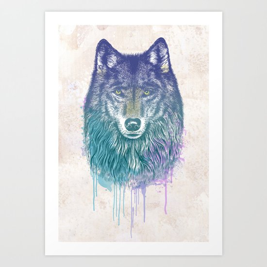 I Dream of Wolf Art Print