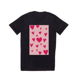 Imperfect Hearts - Pink/Pink T Shirt
