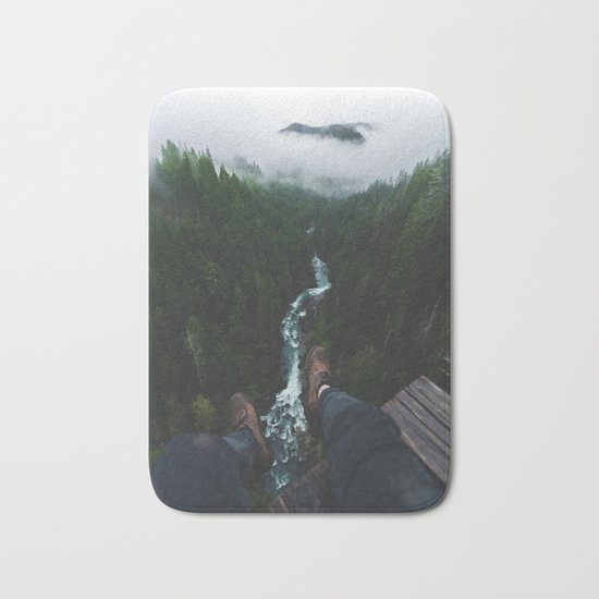 See you at the top! | Vance Creek Bridge - Olympic National Park, WA Bath Mat