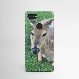 Deer sitting in grass, Minneapolis photography series, no. 5 Android Case