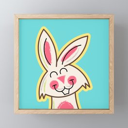 Easter Sunday Bunny Rabbit Framed Mini Art Print