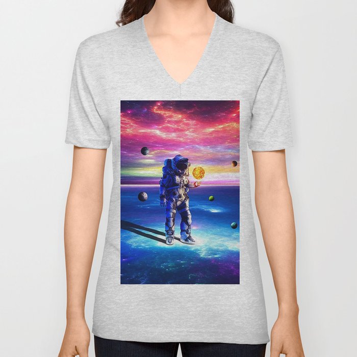 Astronaut  V Neck T Shirt