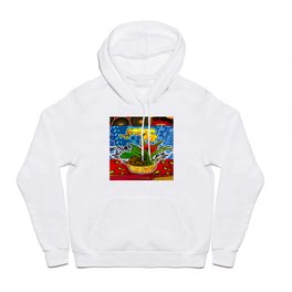 Red Floral Succulent Hoody