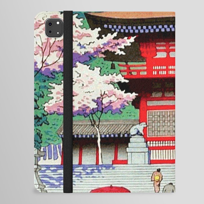 Spring in Kurama Temple Fujishima Takeji iPad Folio Case