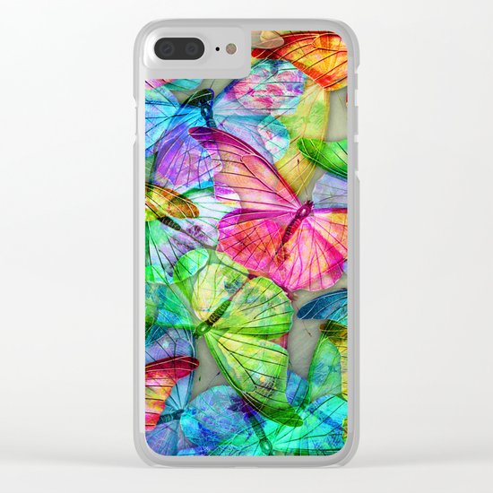 Butterfly Farm Clear iPhone Case