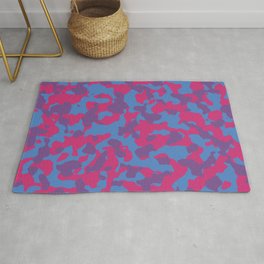 Trending Colors Girly Camouflage Rug