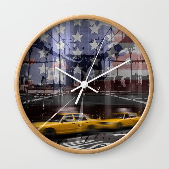 City-Art NYC Composing Wall Clock