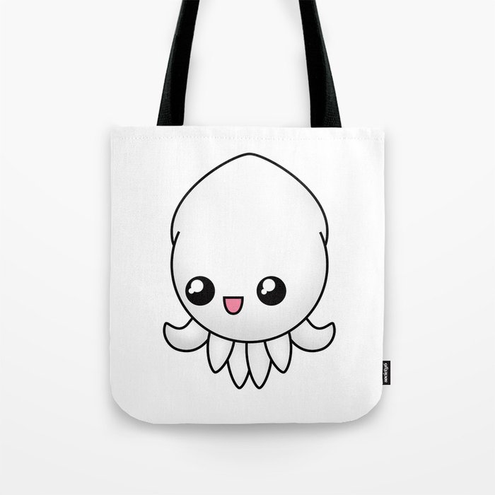 Super Kawaii Sea Buddies - Squid Tote Bag