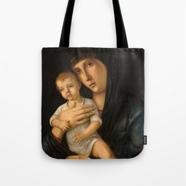  Madonna and Child by Giovanni Bellini Tote Bag