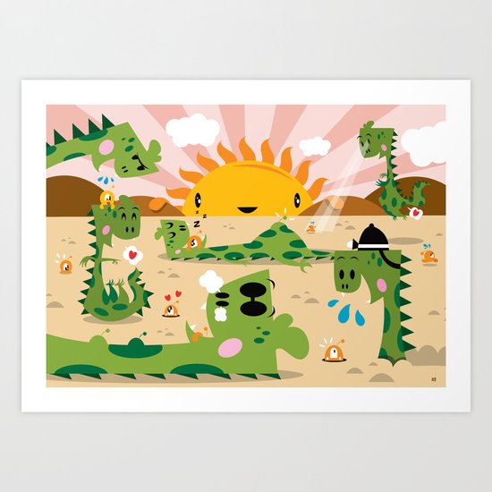 Monsters 2 ( 2007 ) Art Print