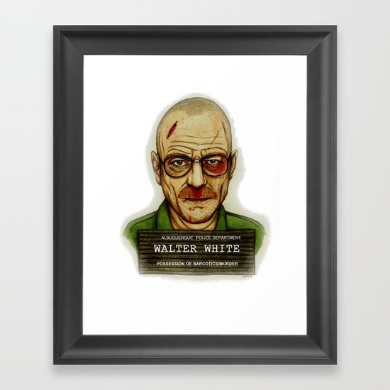 Breaking Bad. Framed Art Print