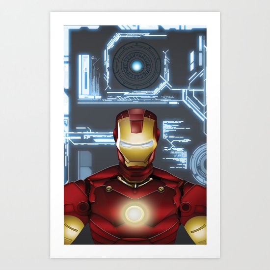 Iron-Man Art Print