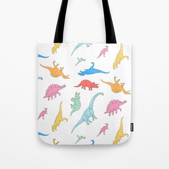 Dino Doodles Tote Bag