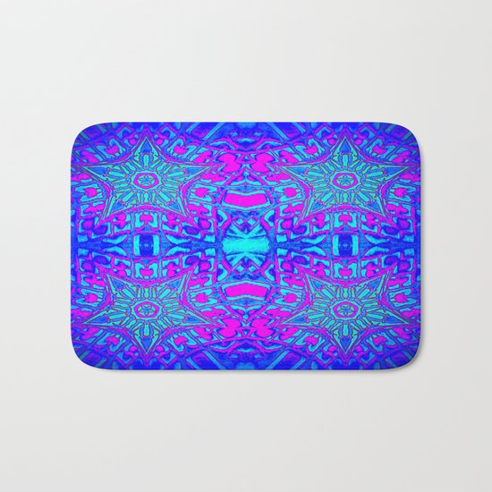 Bright Cool Stars Bath Mat