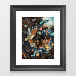 Library Search Framed Art Print