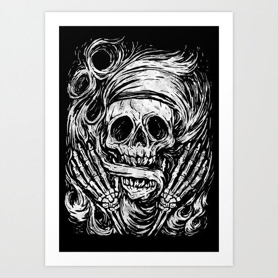 flowing ashes Art Print