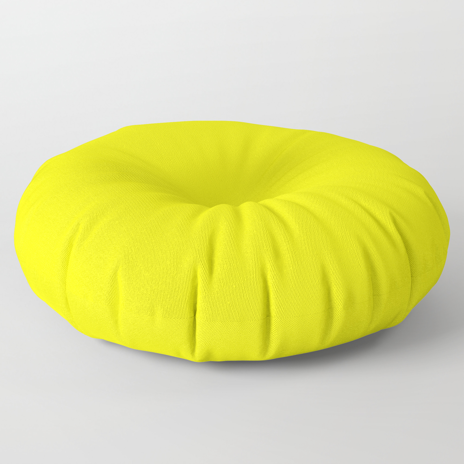 Bright Fluorescent Yellow Neon Floor Pillow By Podartist Society6