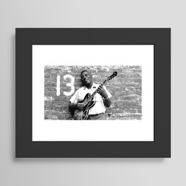 Howlin Wolf Next to the Number 13 Framed Art Print