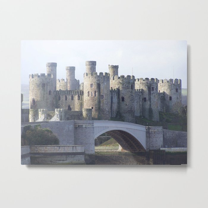 Conwy castle Metal Print