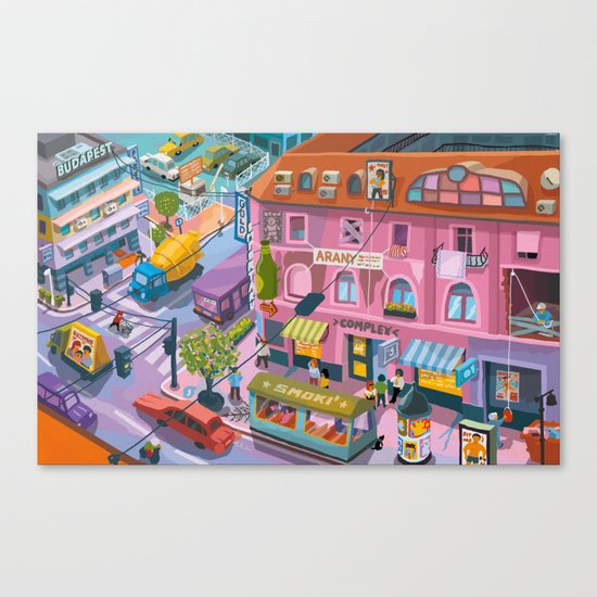 My little Budapest Canvas Print
