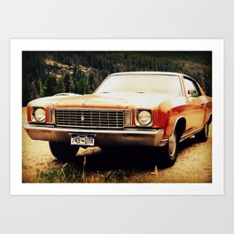 Riding in your car Art Print | Music, Vintage, Photo, Nature 