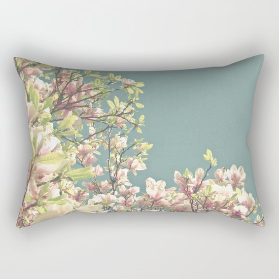 Magnolia in Bloom Rectangular Pillow