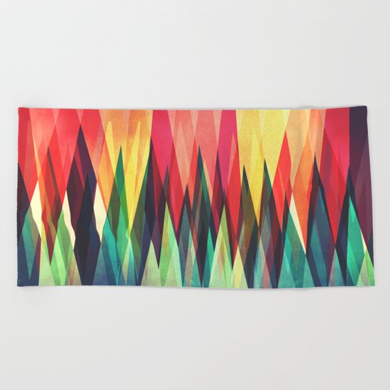 Mountain Sunset Beach Towel