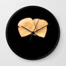 Toasted Toast Bread, A Slice Of Toast Bread, Wall Clock