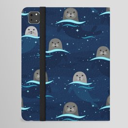 Seals in Glowing Sea iPad Folio Case