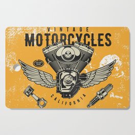 VINTAGE MOTORCYCLE Cutting Board