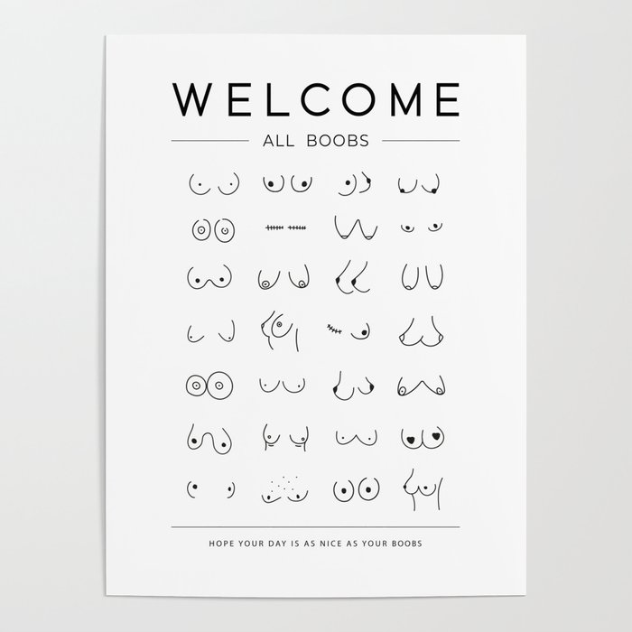 Welcome all Boobs Poster