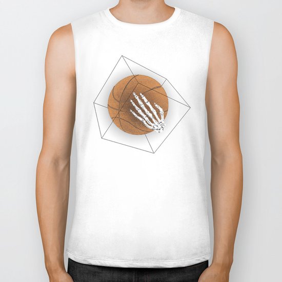 Basketball to the bone Biker Tank