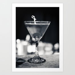 Martini aesthetics Art Print